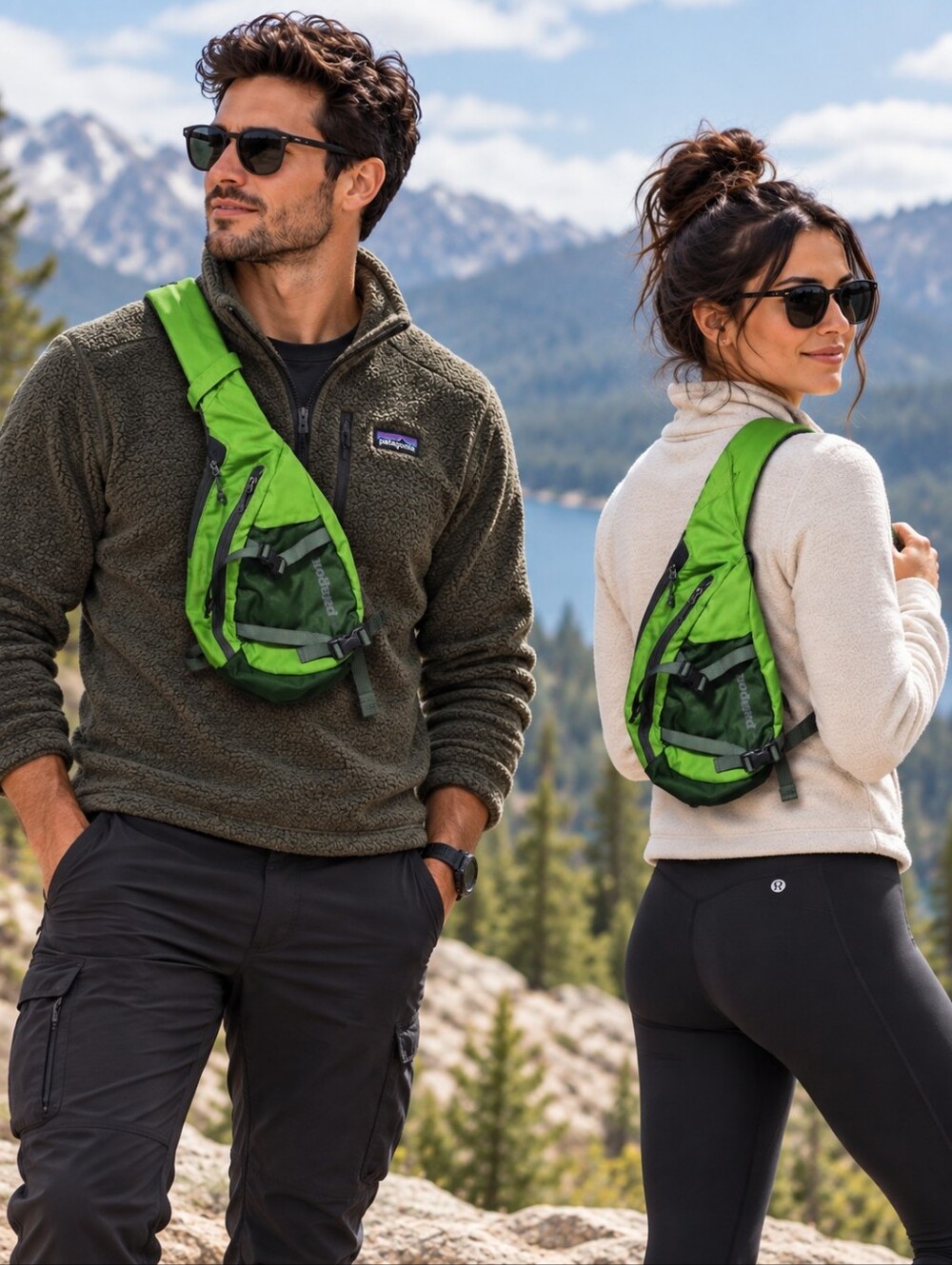 Patagonia Atom Sling 7L Green 48259 FA11 Vintage 2011
